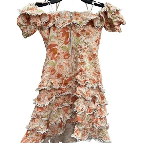 BARDOT Caitlyn Halter Off-the-Shoulder Mini Dress - Size XS - New - Picture 5 of 5